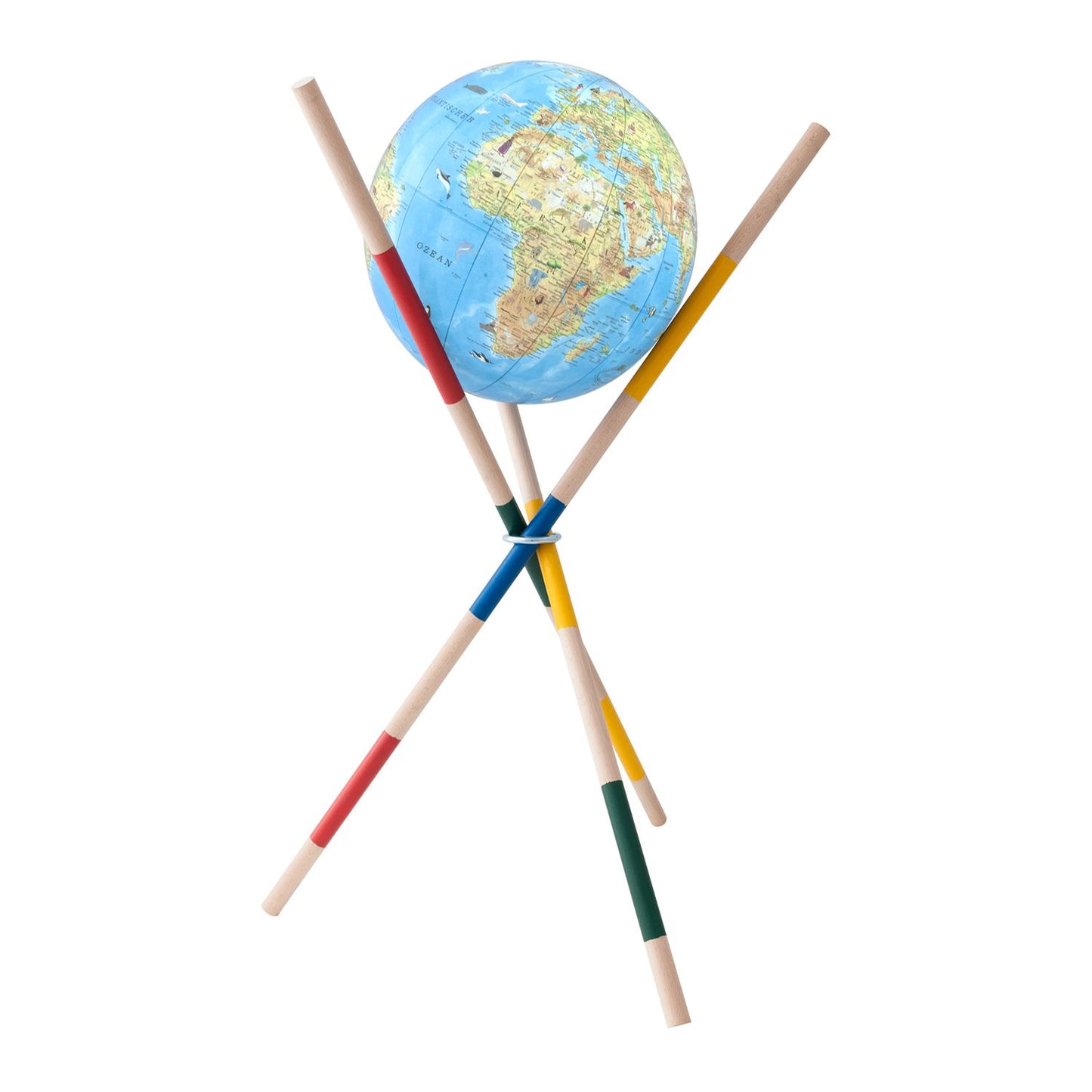 Columbus Kinder-Standglobus Mikado Unsere Erde D 34 cm mit Entdeckerstift